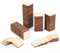NBEADS Pezzi di Legno Non Finiti Da 150 Pz, 3x3cm Quadrato Bianco In Legno Non Finito Artigianato In Legno Fogli di Legno di Balsa per L'Artigianato Pittura Scrittura Forniture Fai Da Te Incisione