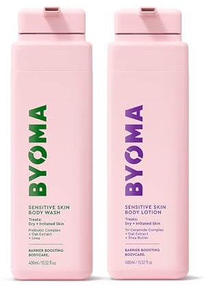 BYOMA BODY Sensitive Skin Body Wash (400ml) + BYOMA BODY Sensitive Range Body Lotion (400ml) Bundle