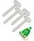 Presse-dentifrice de 7,6 cm, 4 clés presseurs à rouleau de dentifrice, tube en métal, aide à rouler pour la crème pour les mains, la couleur des cheveux