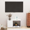 Rantry Mobile Porta TV Bianco 60x24x32 cm in Legno Multistrato, Tavolino per TV，Mobile Porta TV Soggiorno，Mobiletto Basso per TV da Salotto Industriale Supporto TV