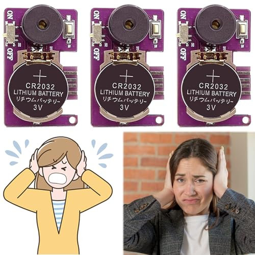AOUZOVLI Cricket Noise Maker 3 Stück Noise Maker Noise Machine Cricket Noise Maker Prank Annoyatron Random Noise Maker Hidden Noise Maker Streich für Erwachsene und Kinder 16 Töne für endloses Lachen