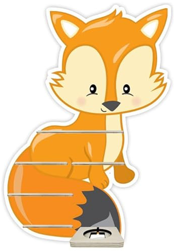 Farbklecks-Collection Musikboxregal Fuchs - passend für Toniebox - Regal mit Platz für 20-25 Figuren