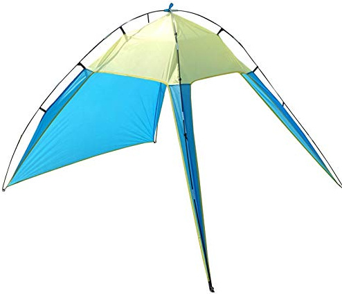 Strandzelt für den Außenbereich, tragbares Sonnenzelt für Camping, Reisen | Pop-Up-Shade mit UV-Schutz, winddichter Sonnenschutz, Pavillonzelt