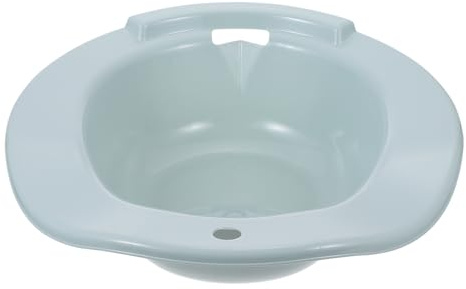 WOFASHPURET Sitzbad Für Toilettensitze Aus Gesundem Material Hockfreies Becken Rutschfest Mit Wandaufhängung Geeignet Für Schwangere Und Wochenbettpflege