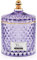 ALAMHI Candy Dish Glass Cookie Jar with Lid Candy Bowl for Office Desk Decor, Apothecary Jars Purple Bathroom Accessories Cute Room Decor Aesthetic, Q Tip Holder Decorative Glass Jewelry Box (20oz)