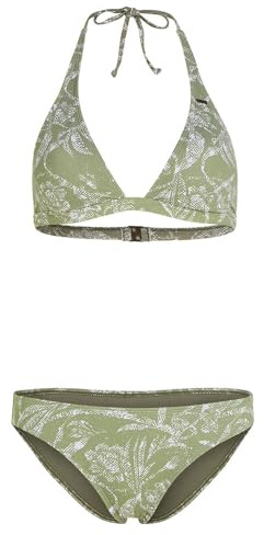 Essentials Marga Cruz Bikini-Set | Green Textured Jungle