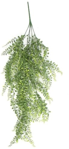 Leaf Artificial Hanging Plants Fire Resistant UV Resistant, 82cm Button Fern