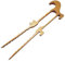 Tenacillas de Madera,Tenacillas para Pasteles - Utensilio De Cocina 28 Cm Pinzas Para Pasteles Con Imán Para Pan Bacon Muffins Parrilla