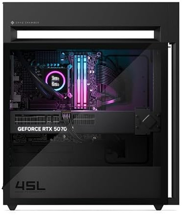 HP OMEN 45L Gaming Desktop GT22-3016nl, Intel Core Ultra 9 285K, 32 GB DDR5, SSD 1 TB, NVIDIA GeForce RTX 5070 Ti, Windows 11 Home, Nero (Ricondizionato)