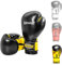 Bad Company Boxhandschuhe Freedom Fighter aus Kunstleder mit Belüftungssystem und breiter Box-Bandage mit Klettverschluss in verschiedenen Farbkombinationen für das Boxtraining, Sparring und Kickboxen I Gewichtsklassen 16 oz