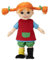 Pippi Langstrumpf mittel, Höhe circa 30 cm