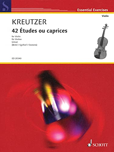 42 Etüden oder Capricen: Violine. (Essential Exercises)