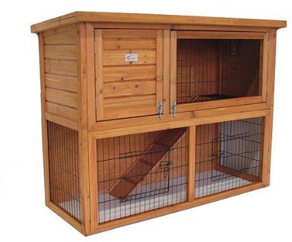 BUNNY BUSINESS 41 DOUBLE DECKER RABBIT/GUINEA PIG HUTCH HUTCHES RUN RUNS BB-41-DDU-11 SPECIAL PRICE ONLY £59.99 LTD STOCKS