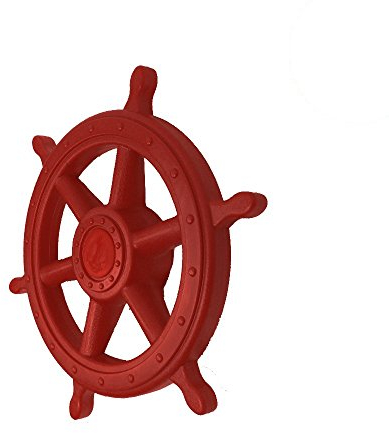 Gartenwelt Riegelsberger Schiffslenker Steuerrad Piratenlenker Spielturm Pirat ROT Ø 400/540 mm