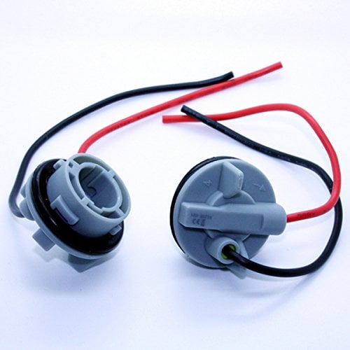 LED-Mafia 2x Lampenfassung BA15S 1156 Fassungen Lampe Kabel Stecker Sockel Fassung