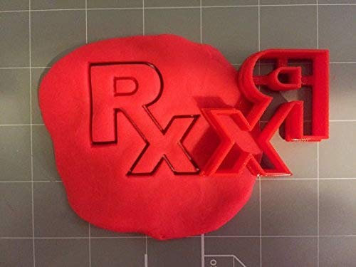 RX Logo Cookie Cutter, plastik, Unterschiedlich, 5 cm