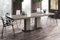 Design Esstisch Tisch HE-111 Cappuccino - Nussbaum Hochglanz ausziehbar 160 bis 260 cm