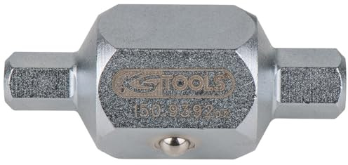 KS Tools 150.9392 Stecknüsse für Ölablassschrauben, 6-kant, 5/16x3/8