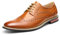 Bruno Marc Zapatos de Cordones Vestir Oxford Clásico para Hombre,Size 44,Marrón,Prince-3