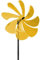 elliot 1023002 Lichtzauber Windrad 25 cm, inklusive 100 cm Stab, orange