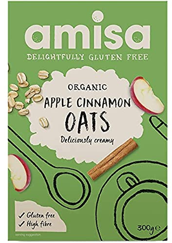 Amisa Pura Mela e Cannella Spezie Porridge Avena, 300 g