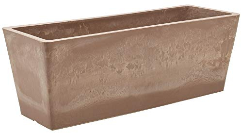 Arcadia Garden Products PSW U45TP Simplicity Jardinière Taupe 44,5 x 17,8 x 15,2 cm