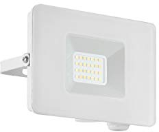 EGLO LED Außen-Strahler Faedo 3, 1 flammige Außenleuchte, Wandstrahler aus Alu, Farbe: Schwarz, Glas: klar, 30 Watt, IP65
