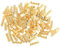 100 Stücke Stoßverbinder Messing Drahtklemmen Crimpverbinder, Elektrische Draht Crimp Connector, 0,5-1,5mm Kabelverbinder