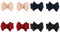 Toygogo Bowknot Schleife Schuhclips Charme Schuh-Dekoration Stiefel Schnalle Schmuck, 4 Paar