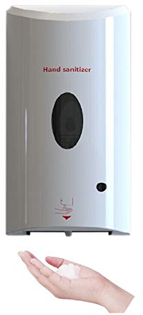 BETEC Hygiene PRO Hygienespender - INRAROT Sensor - mit 2 Pumpen Sprüh und Tropversion für Desinfektionsmittel und Seife