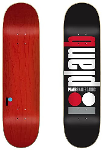 Plan B Classic 8.0x31.75 Deck Skateboard, Mehrfarbig (Mehrfarbig), 8,0 x 31,75