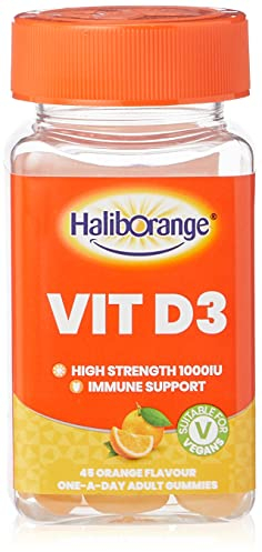 Haliborange Adult Vitamin D3-45 Orange Gummies