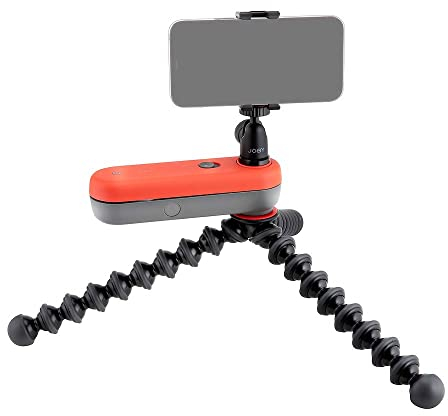 JOBY Swing-Komplett-Kit, mit elektronischem Bluetooth-Slider, GorillaPod, Kugelkopf, Handy-Halterung, lin. Motion-Control, mot. Smartphone-Slider, Content-Erstellung, Zeitraffer, App-Steuerung