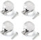 Yesmin Crystal Door Knobs,4 Pcs 30MM Crystal Drawer Carbinet Door Handle Puller with Screws for Home Kitchen Office Drawer Cupboard Closet