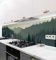 MyMaxxi Küchenrückwand Folie selbstklebend matt - einfache Montage ohne Bohren 0,4mm stark Versteift - Motiv Waldlichtung Berge 60cm hoch - Spritzschutz Küche Klebefolie ? Landschaft 60 x 60cm