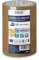 Fabo 3 Pezzi Nastro da Imballaggio Marrone Avana, 50 m x 50 mm, Silenzioso, Ecologico Senza Solventi, Ideale per Imballo Pacchi e Traslochi. Made in Italy