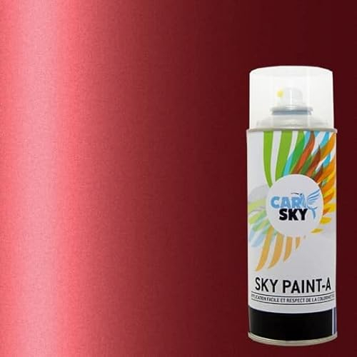 Carsky Lackspray für Peugeot Rot Babylone, Perlmutt, LKR und Hochglanzlack, 2 x 400 ml