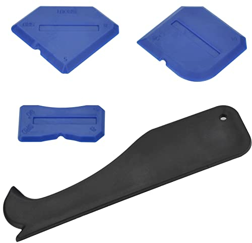 4 Stück Silikon Abdichtungswerkzeuge Set Dichtstoff Finishing Werkzeug Fugenschaber für Silikon Dichtstoff Fugenabdichtung