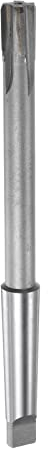 sourcing map Spannen Reibahle 16mm H7 Hartmetall Spitze MT2 Morsekegelschaft Gerade Flöten Drehmaschine Fräser