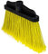 Heavy Duty 9 Garden Broom Head with Fitted Handle Bracket – Indoor Outdoor Long Stiff Bristles for Patio Driveway Caravan & Garage – Yellow Sweeping Floor Brush for Home Floors Kitchen & Office