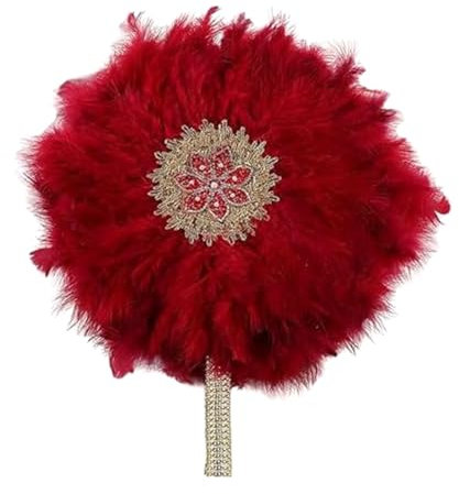 Deger 1 Piece African Hand Fan Handheld African Bridal Fans for Wedding Nigerian for Wedding Fan