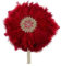 Deger 1 Piece African Hand Fan Handheld African Bridal Fans for Wedding Nigerian for Wedding Fan
