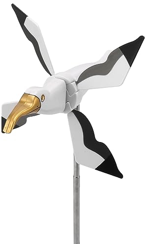 Windspiel Für Hof, Garten, Dekoration Für Den Außenbereich, Möwe, Windmühle, Fliegende Möwe, Windmühle, Gartenspiel, Rasenornament, Windmühle, Whirligig Asuka-Serie, Windmühle Für Gartendekorationen I