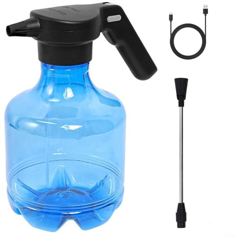 Spruzzatore ad alta pressione da 3,5 l, in plastica, da giardino, con erogatore a pompa con asta estesa, per giardinaggio interno ed esterno ()