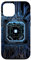 Carcasa para iPhone 12/12 Pro Placa base Microchip Circuito Negro IT Fondo de computadora