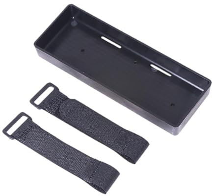 Amagogo RC Car Battery Box Holder RC Battery Tray Case Replacement Fixed Bracket Holder RC Car Parts for SCX10 Accessory Hobby Car