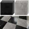 40 Stück 30x30CM CYEER PVC Bodenbelag Selbstklebend, Selbstklebende Bodenfliesen, Vinylboden Selbstklebend Marmoroptik PVC Boden für Wohnzimmer, Badezimmer, 40 Fliesen/3.6m², Schwarz Grau Marmor