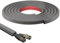 Trunking for Electric Cables, PVC Cable Trunking, 15x10mm Flexible Self-Adhesive Cable Cover,Mini Cable Duct for Wires on Wall Floor (Gray polygon, 3M)