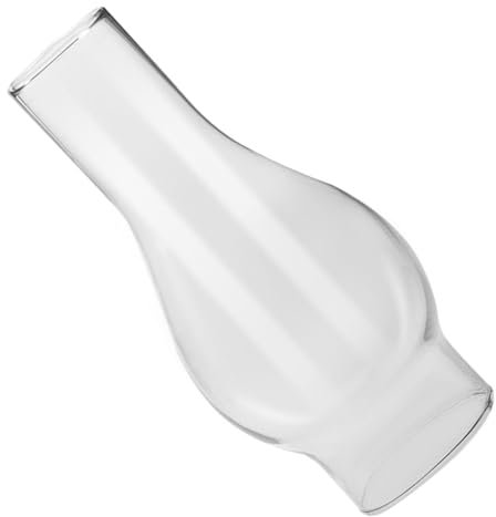 HOMSFOU Öllampe Glaszylinder Winddichter Lampenschirm Klarem Retro Petroleumlampe Ersatzteil Für Nostalgische Beleuchtung Durchmesser Handgeblasen Installieren