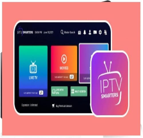 Smarters Pro IPTV d'un an Abonnement Code France 4k Compatible avec Smart TV x96 Boîte TV & Box Android Mini & Telephone